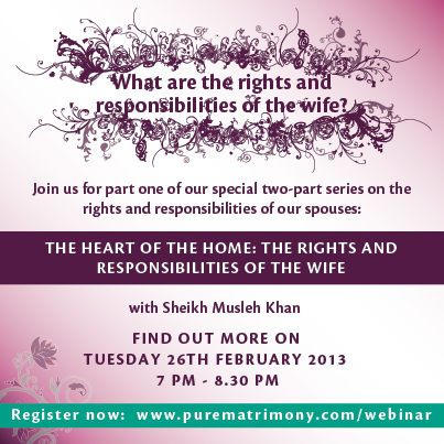 what are the duties of wife in islam